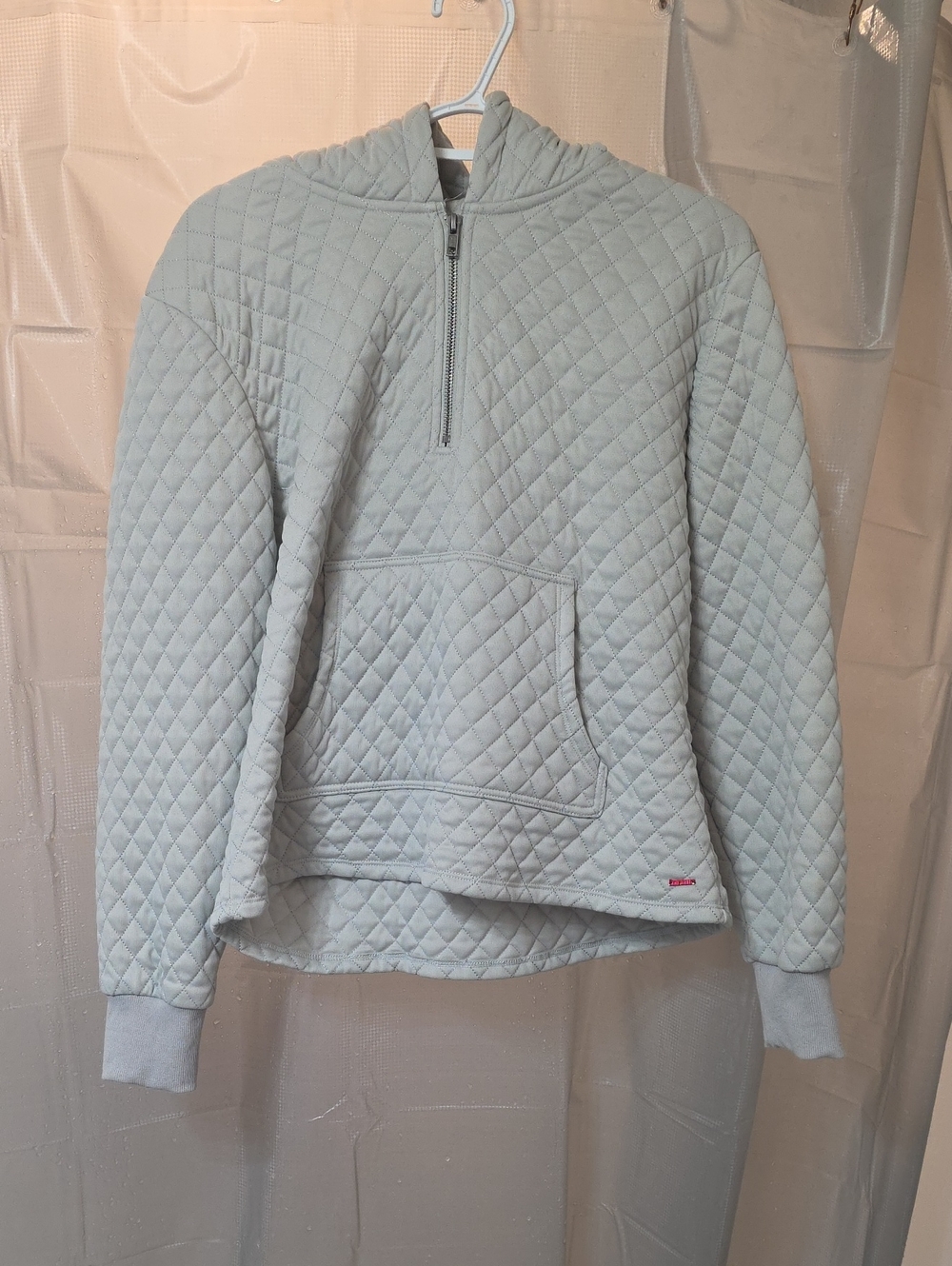 n:PHILANTHROPY Quilted Half-Zip Hoodie - Light Gray